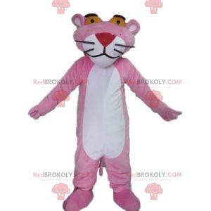 Pink panther mascot cartoon character - Redbrokoly.com