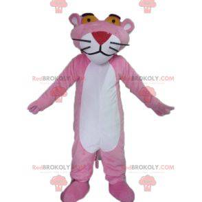 Roze panter mascotte stripfiguur - Redbrokoly.com