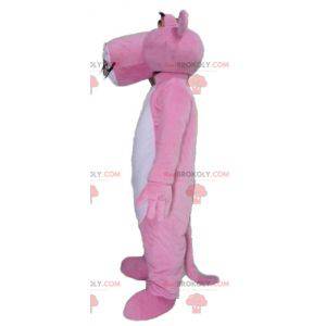 Pink panter maskot tegneseriefigur - Redbrokoly.com