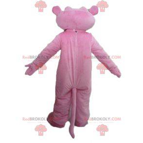 Pink panter maskot tegneseriefigur - Redbrokoly.com