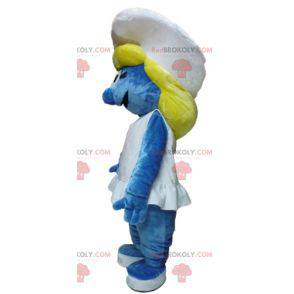 Smurfette mascot from the famous comic strip The Smurfs -