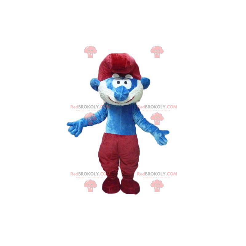 Papa Smurf berömda serietidning maskot - Redbrokoly.com