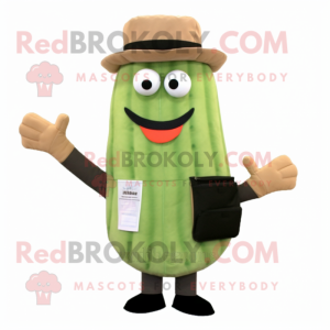 Tan Cucumber mascotte...