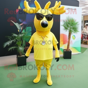 Citrongul Elk maskot...