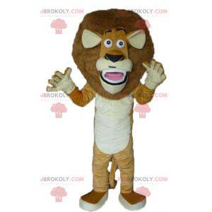 Alex mascot famous lion of Madagascar cartoon - Redbrokoly.com