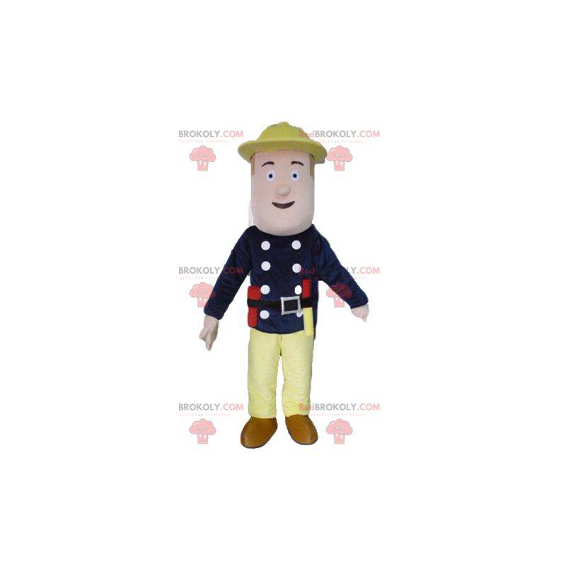 Zoo keeper explorer mann maskot - Redbrokoly.com