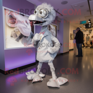 Silver Ostrich mascotte...