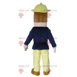 Zoo keeper explorer mann maskot - Redbrokoly.com