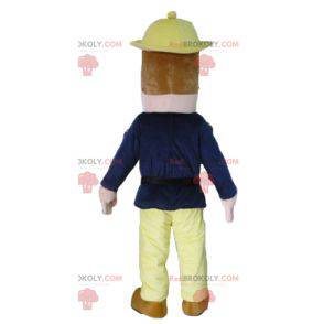Zoo keeper explorer mann maskot - Redbrokoly.com