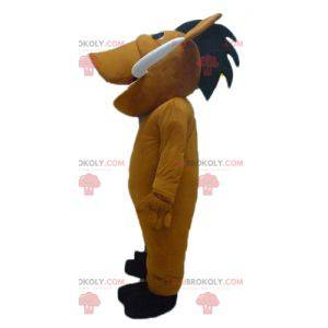 Mascotte de Pumba célèbre phacochère du dessin animé Le Roi
