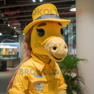 Yellow Horse mascotte...