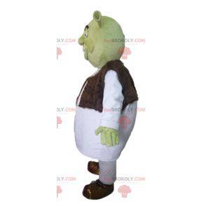 Mascotte de Shrek le célèbre ogre vert de dessin animé -
