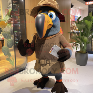 Brown Toucan mascotte...