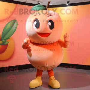 Personagem de mascote Peach...