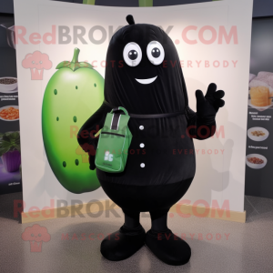 Black Cucumber mascotte...