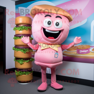 Pink Burgers mascotte...