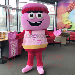 Pink Burgers mascotte...