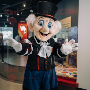nan Magician mascot costume character dressed with a Polo Tee and Gloves