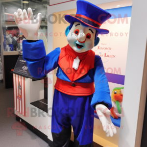 nan Magician mascot costume character dressed with a Polo Tee and Gloves
