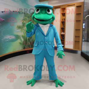 Blaugrüner Frosch...