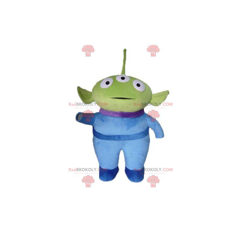 Traje de mascote Squeeze Toy Alien BIGGYMONKEY™ Cortar L (175-180CM)