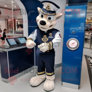 Navy Champagne maskot...
