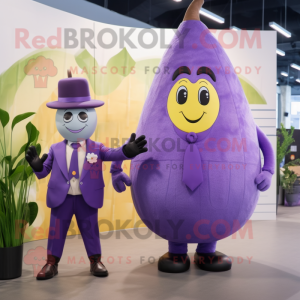 Lavendel päron maskot...