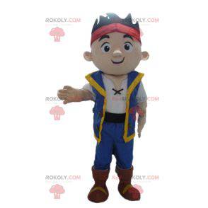 Manga character boy mascot in colorful outfit - Redbrokoly.com