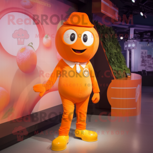 Orange Candy Box maskot...