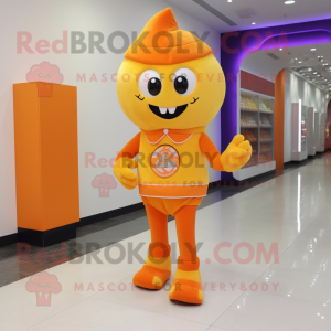 Orange Candy Box maskot...