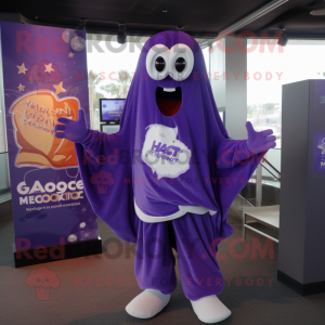 Purple Ghost mascotte...