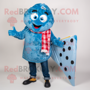 Blue Pizza Slice mascotte...