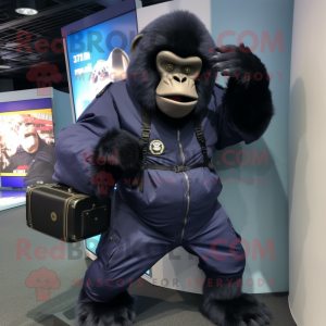 Navy Gorilla mascotte...