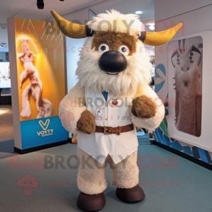 Costume mascotte de Yak...