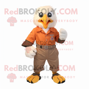 Peach Bald Eagle mascota...