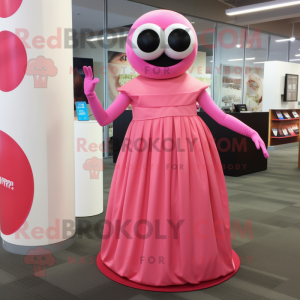 Roze Cyclops mascotte...