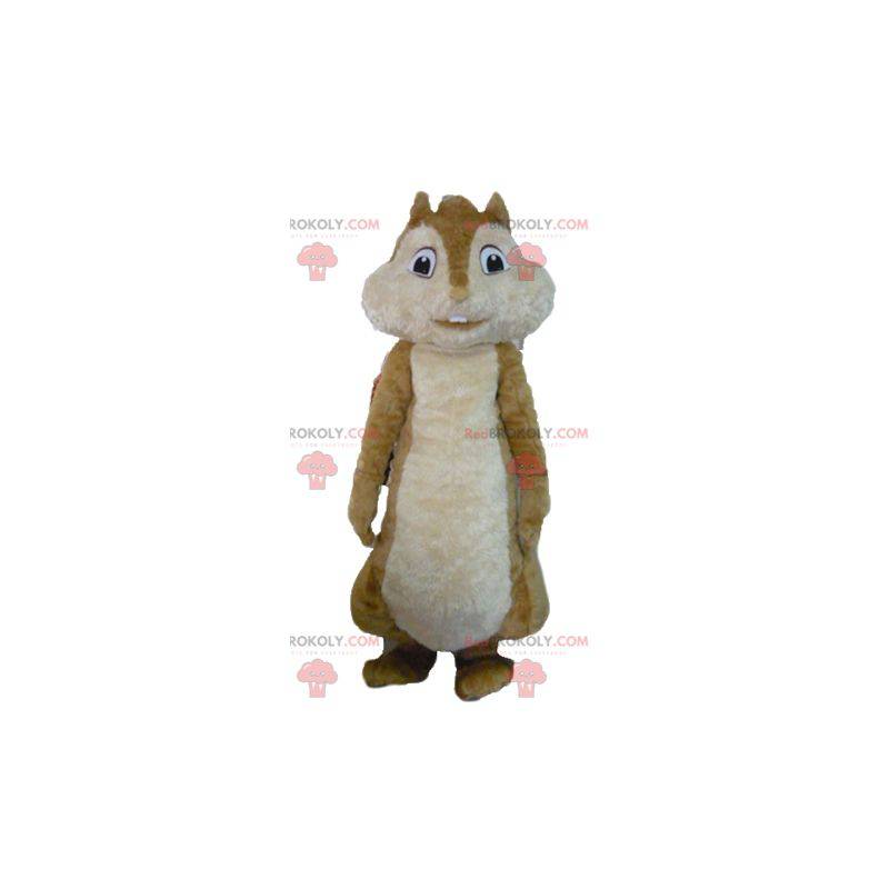 Alvin und das braune Eichhörnchen-Maskottchen der Chipmunks -