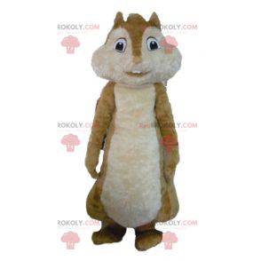 Mascota de la ardilla marrón de Alvin y las ardillas -