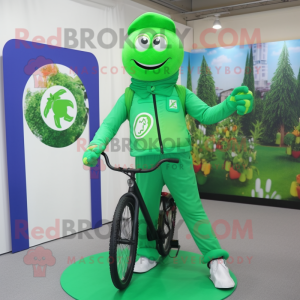 Grüne Einradfahrer...