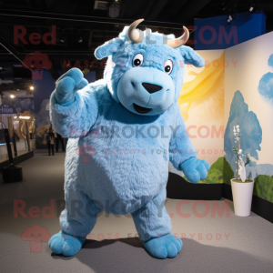 Sky Blue Woolly Rhinoceros...