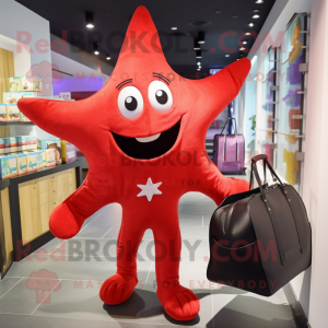 Red Starfish mascotte...