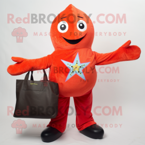 Red Starfish mascotte...