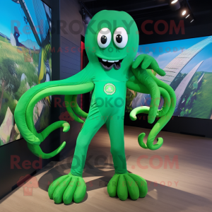 Green Kraken mascotte...