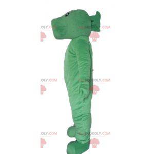 Mascotte grande pesce verde originale e divertente -