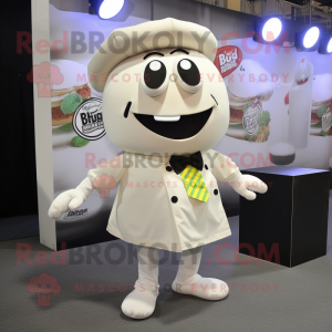 White Burgers maskot kostym...