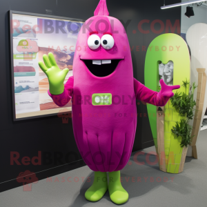 Magenta Selderij mascotte...