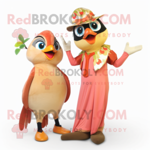 Peach Woodpecker mascotte...