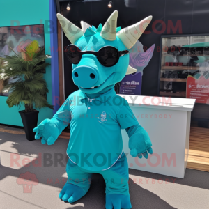 Turquoise Triceratops...