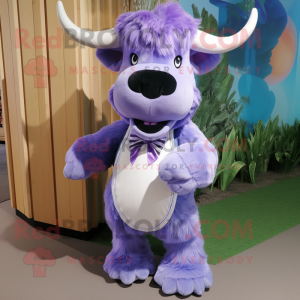 Lavendel Buffalo maskot...