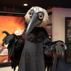 Black Vulture maskot drakt...